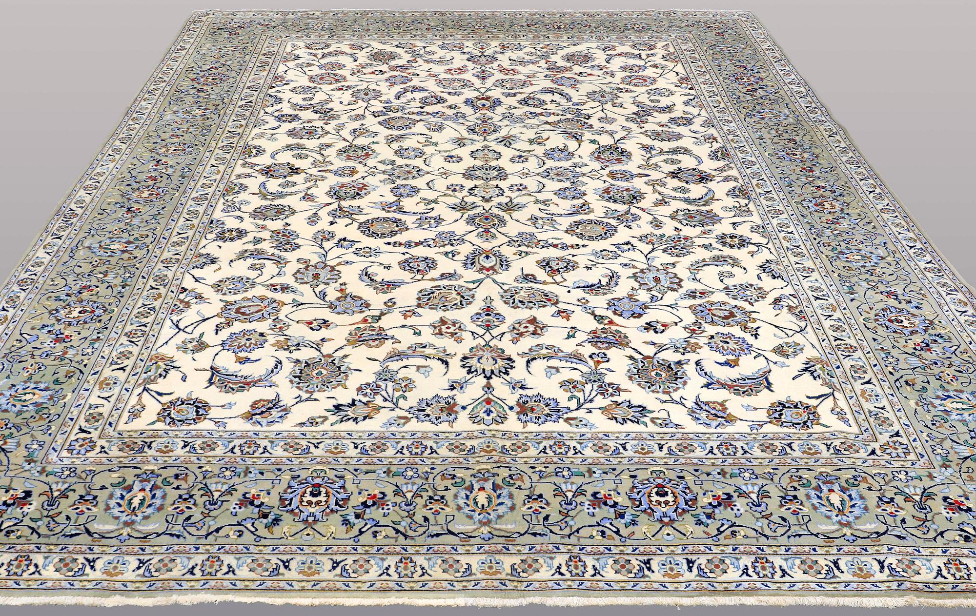 A CARPET, Kashan, 383 x 274 cm.
