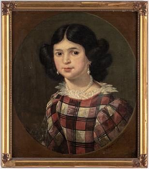 OTTO WALLGREN, olja på uppfodrad duk, signerad och daterad O. Wallgren pinxit 1829.