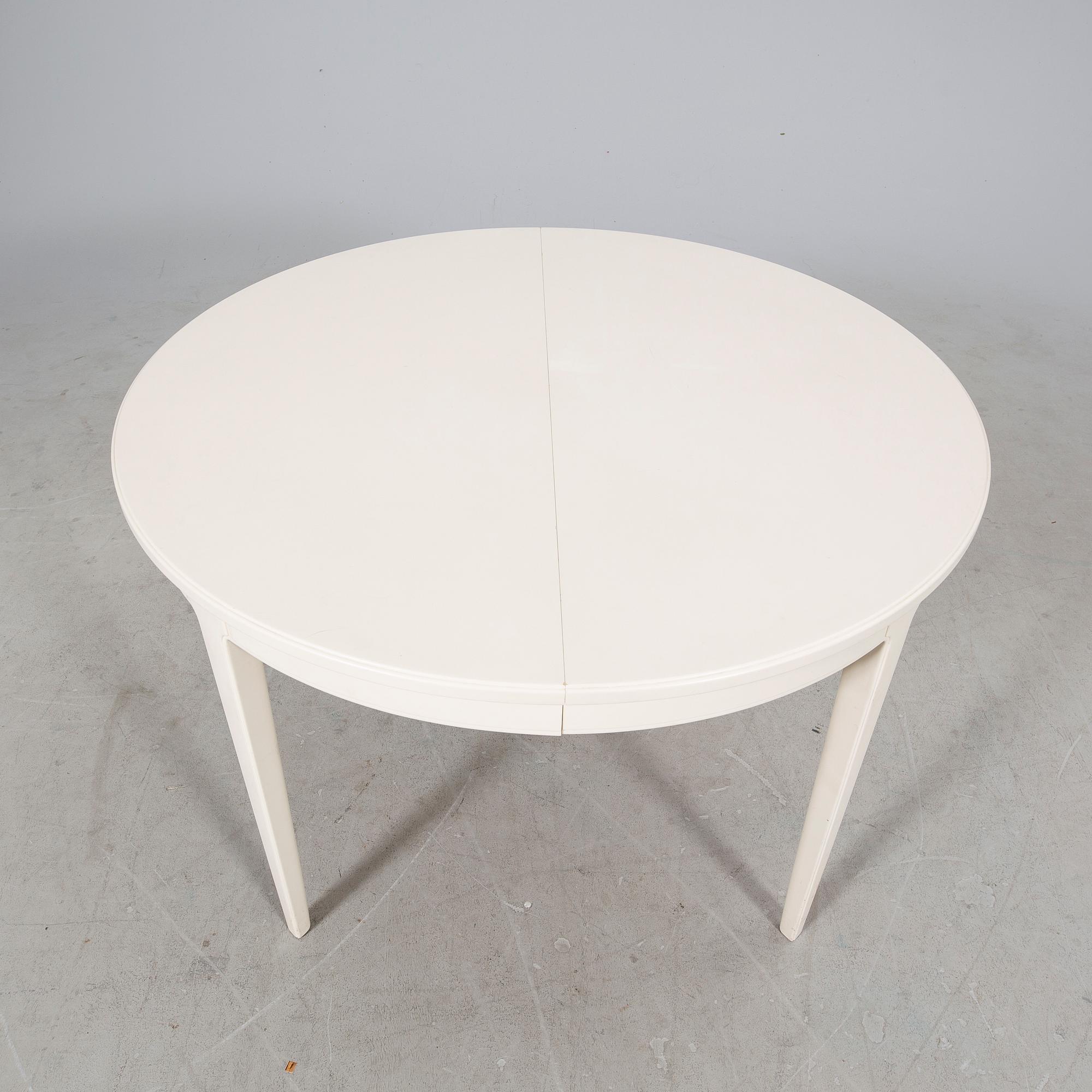 Carl Malmsten, matbord samt stolar 6 st "Herrgården" Bodafors senare delen av 1900-talet.