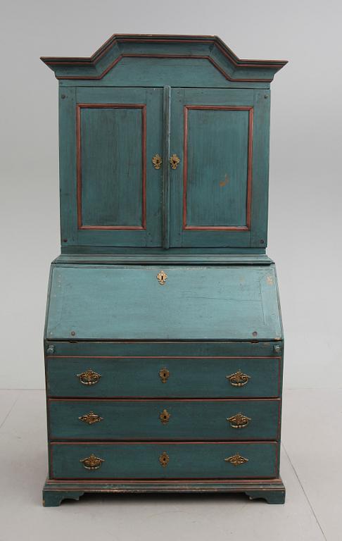 SKRIVSKÅP, allmoge, 1800-talets första hälft.