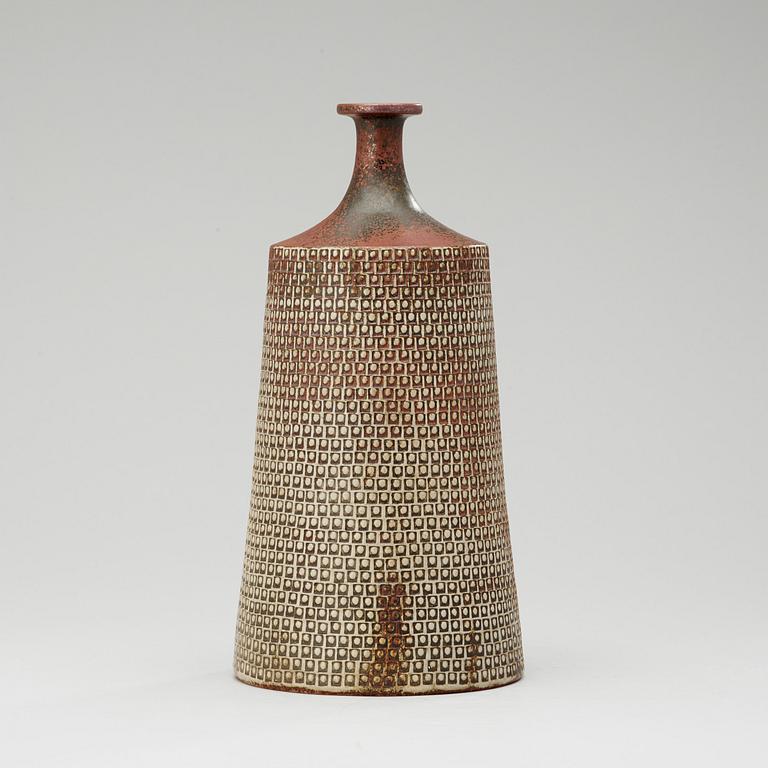 A Stig Lindberg stoneware vase, Gustavsberg Studio 1967.