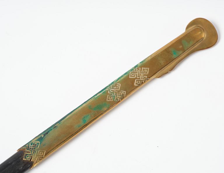 Sabel svensk, m/1915 för sjöofficer, med balja.