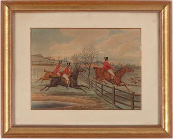 HENRY THOMAS I ALKEN, akvareller ett par. Signerade och daterade 1821.