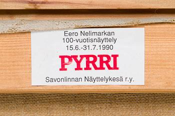 Eero Nelimarkka, Self-portrait in the studio.