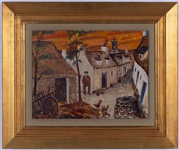 Otte Sköld, "Gata i en Bretagnsk bondby".