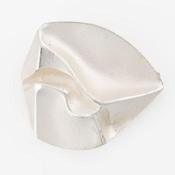 Björn Weckström, brooch, "Cuore di neve", sterling silver, Lapponia 2004.