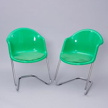 STOLAR, 4 st, modell 419, Yrjö Kukkapuro, Haimi. Formgiven på 1970-talet.
