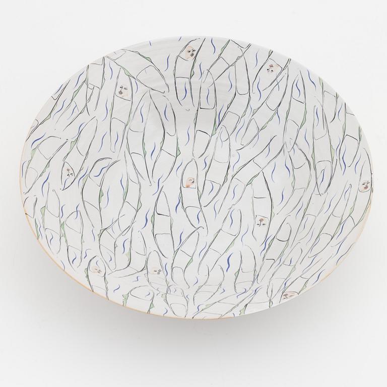 Eva Bengtsson, a stoneware bowl, Frillesås, signed.