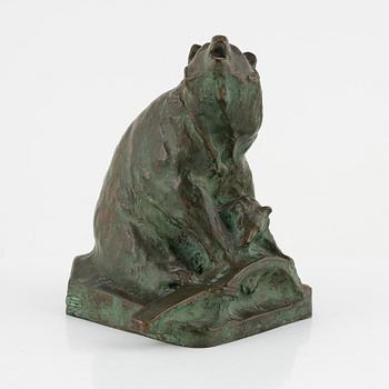 Carl Fagerberg, a signed bronze figurine.