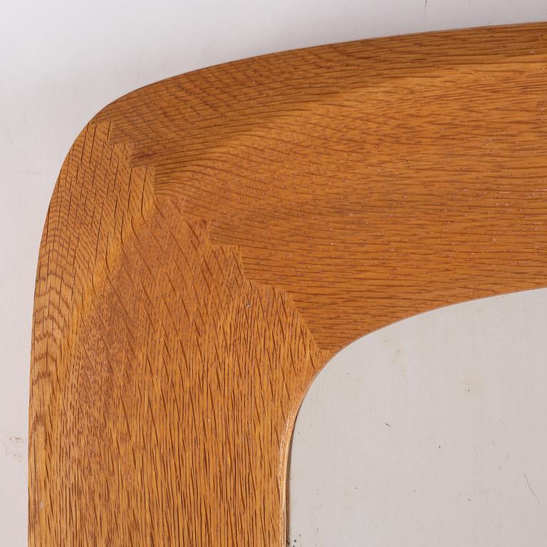 A pair of oak mirrors from Glas & Trä, dated 1961.