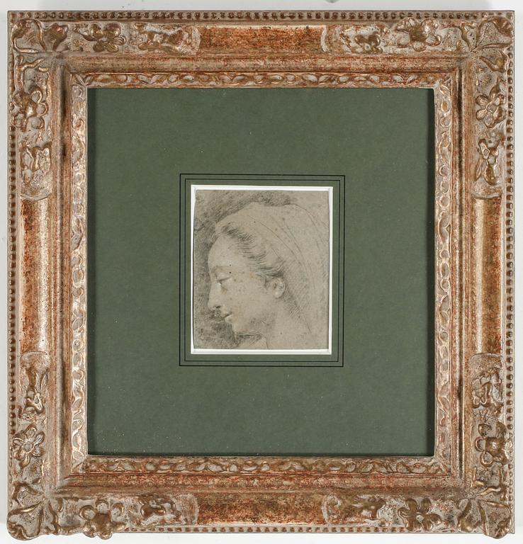 ITALIENSK SKOLA 1600/1700, Blyertsteckning, ej signerad.
