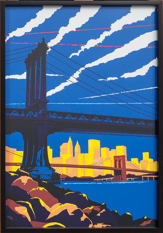 RICHARD RYAN, färgserigrafi, signerad och numrerad 94/250.