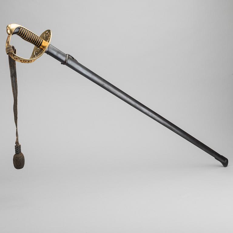 SABEL, Sverige, för officer vid kavalleriet, m/1893.