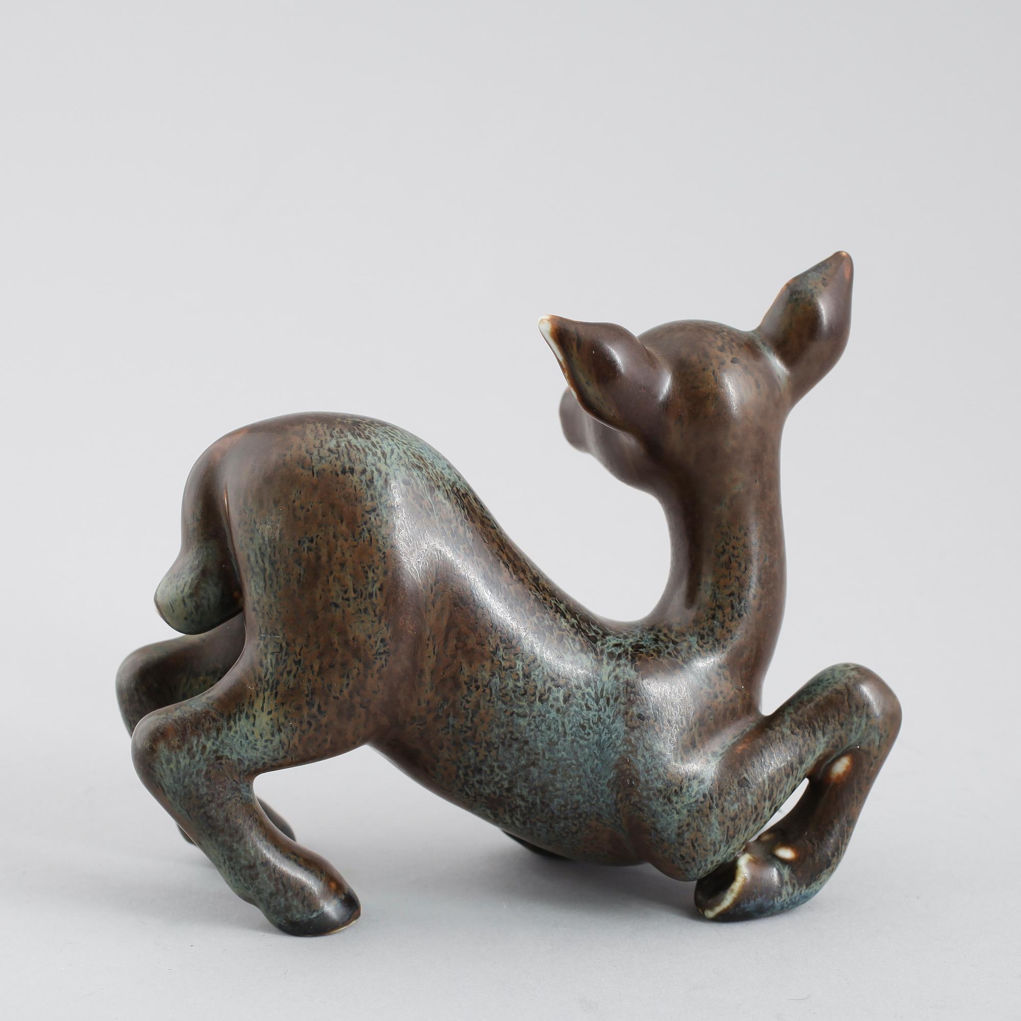 FIGUR, stengods, Gunnar Nylund, Rörstrand.