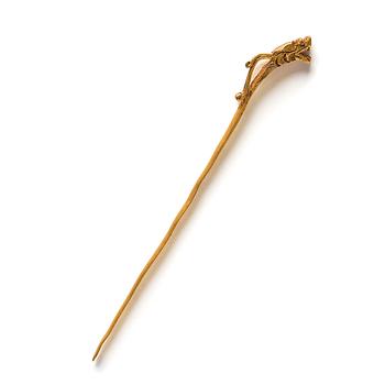 1013. A gold hair pin, Qing dynasty, 18/19th century.