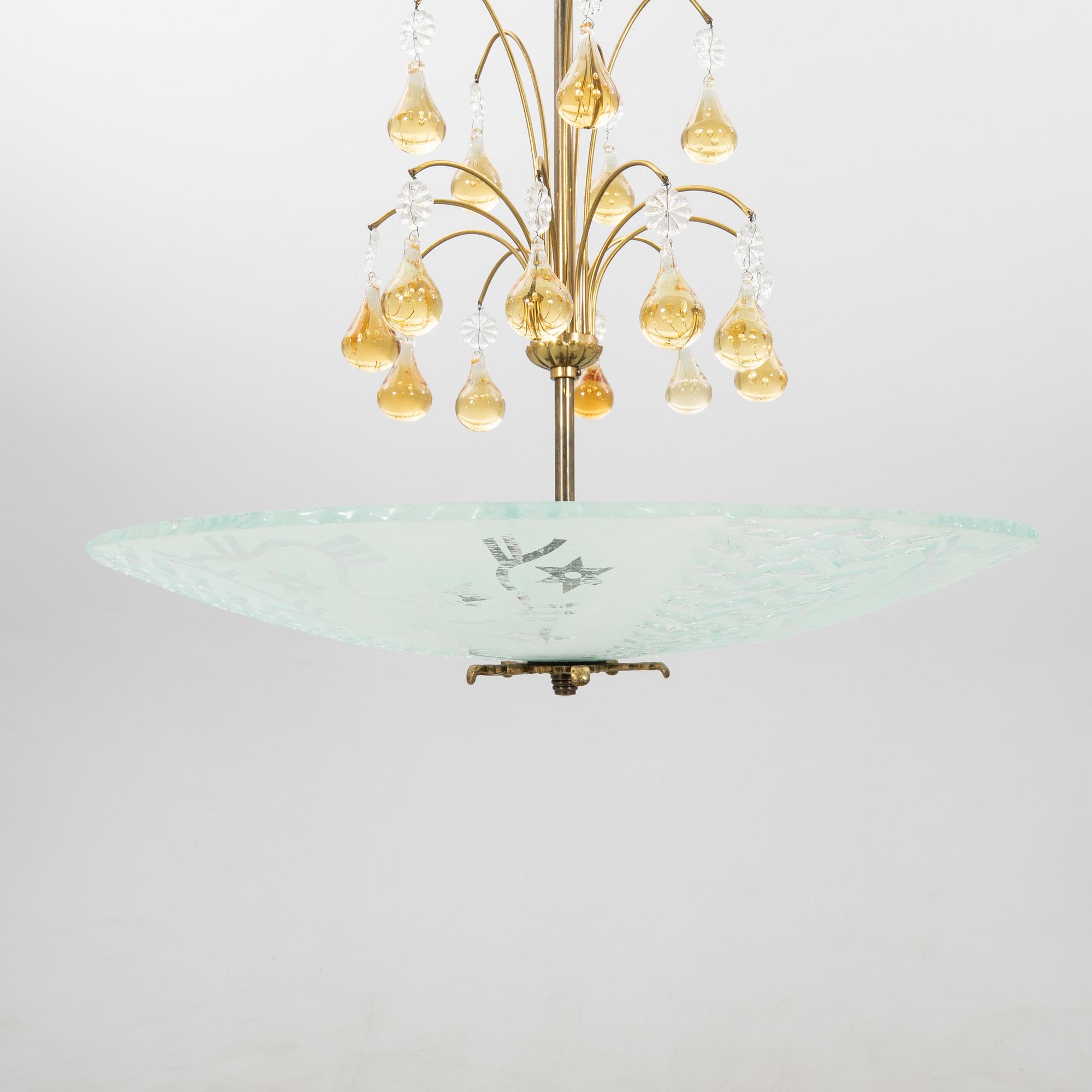 Ceiling lamp 1940s/50s.