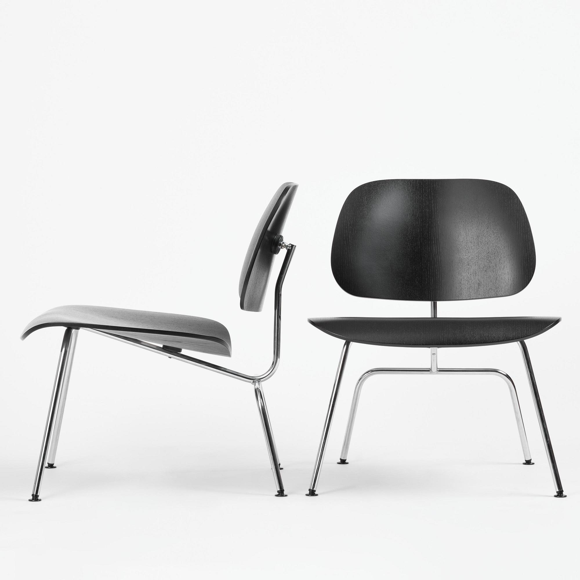 Charles & Ray Eames, a pair of "DCM" chairs, Vitra, 1997.
