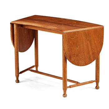 Josef Frank, a mahogany extendable side table, model 1133, Svenskt Tenn, Sweden, mid 20th century, provenance Estrid Ericson.