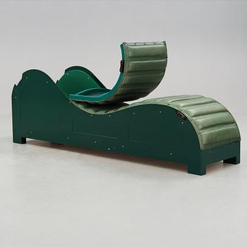 Mats Theselius, a British Racing Green 'Chaise Longue', Källemo Sweden 1992.