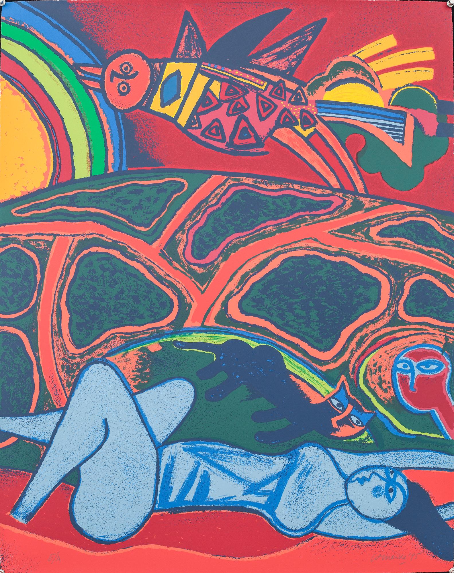 BEVERLOO CORNEILLE, färgserigrafi, signerad och numrerad E/A.