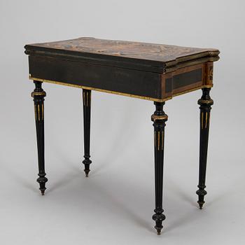 Game table, probably France, 19th century.