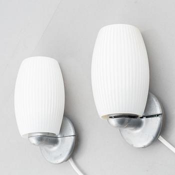 Marcello Ziliani, a pair of 'Schroeder' wall lamps, Arteluce, Italy.