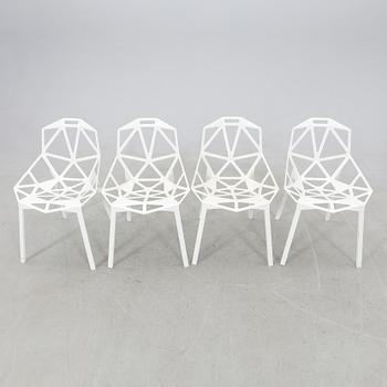 Konstantin Grcic chairs, 8 pcs "Chair one" for Magis, 21st century.