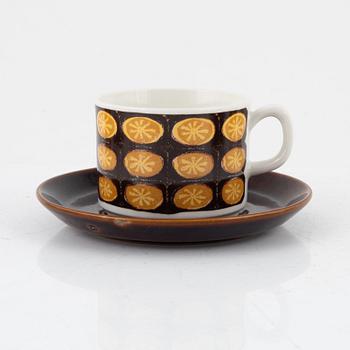 Helmer Ringström, service, 4 pcs, "Lemon", Gefle, second half of the 20th century.