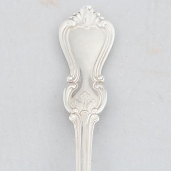 A Swedish Silver Cutlery, model "Olga", various makers, including CG Hallberg, Stockholm 1958 (48 pieces).