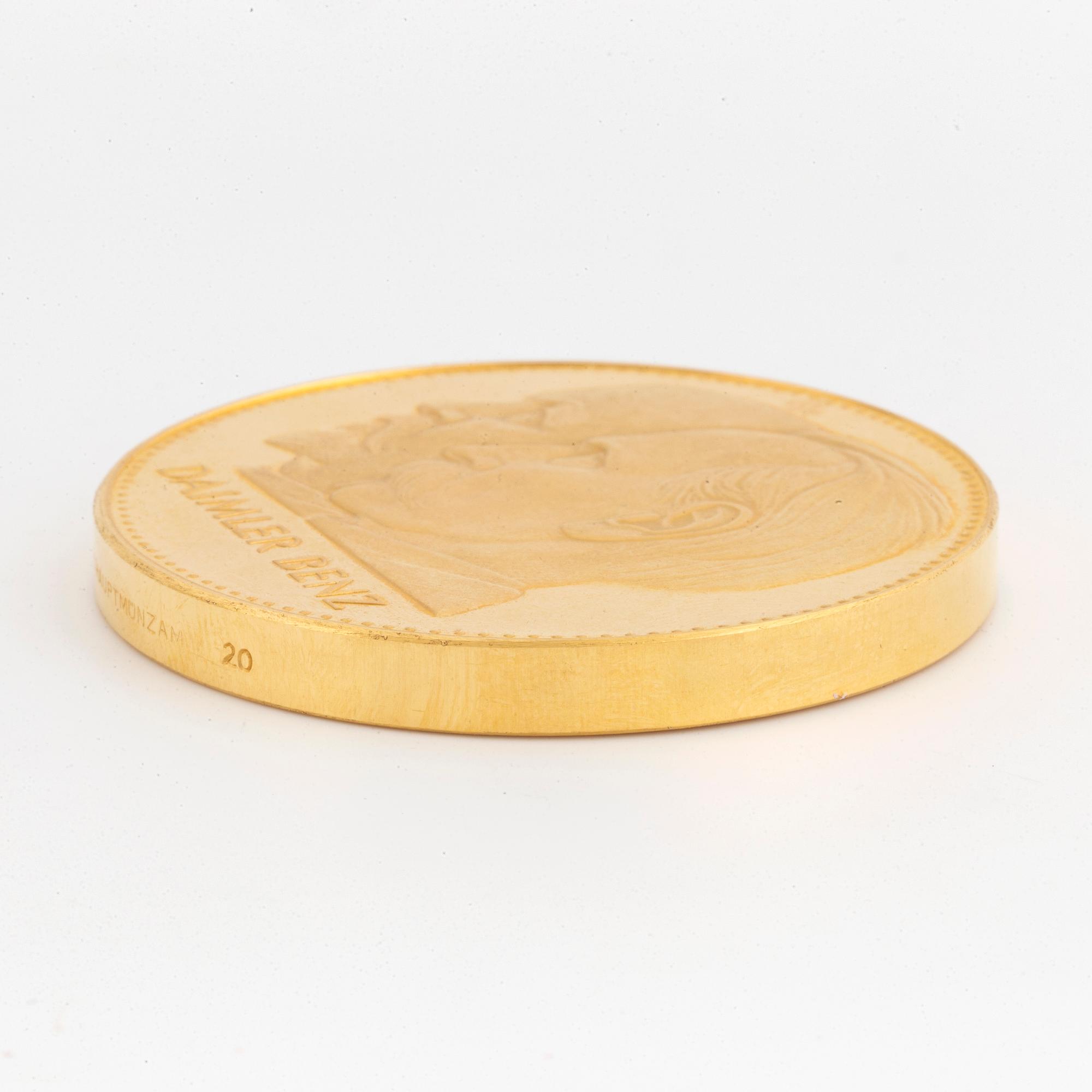 DAIMLER BENZ,gold medal.