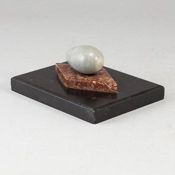 A 19th century marble paper weight.