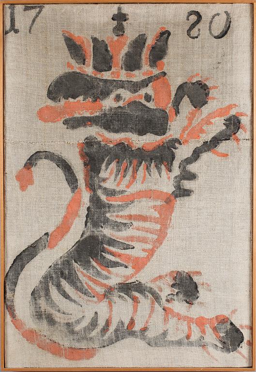 VARGLAPP, linne, daterad 1780.