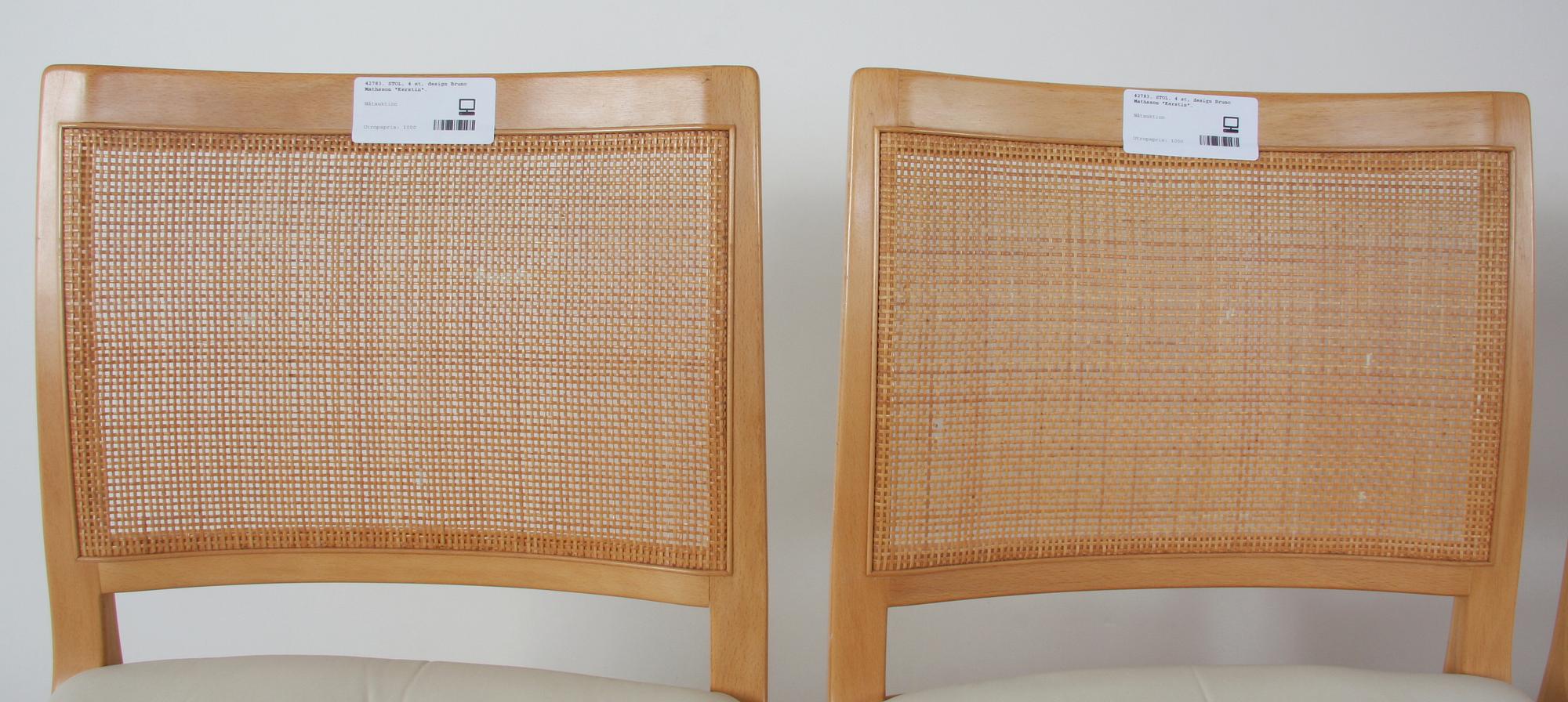 STOL, 4 st, design Bruno Mathsson "Kerstin".