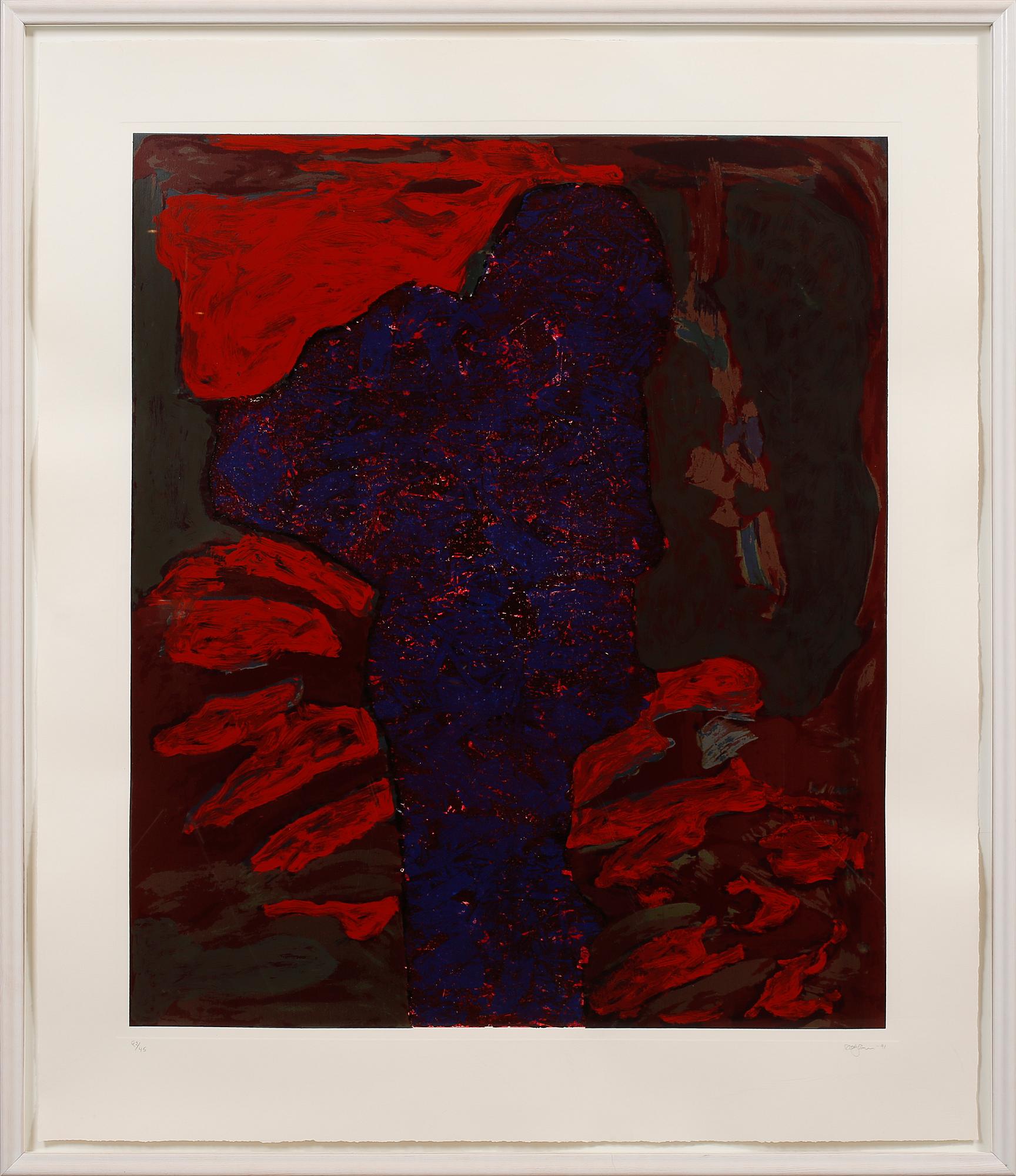 ROLF HANSON, färgserigrafi, signerad, numrerad 22/45 och daterad -91.