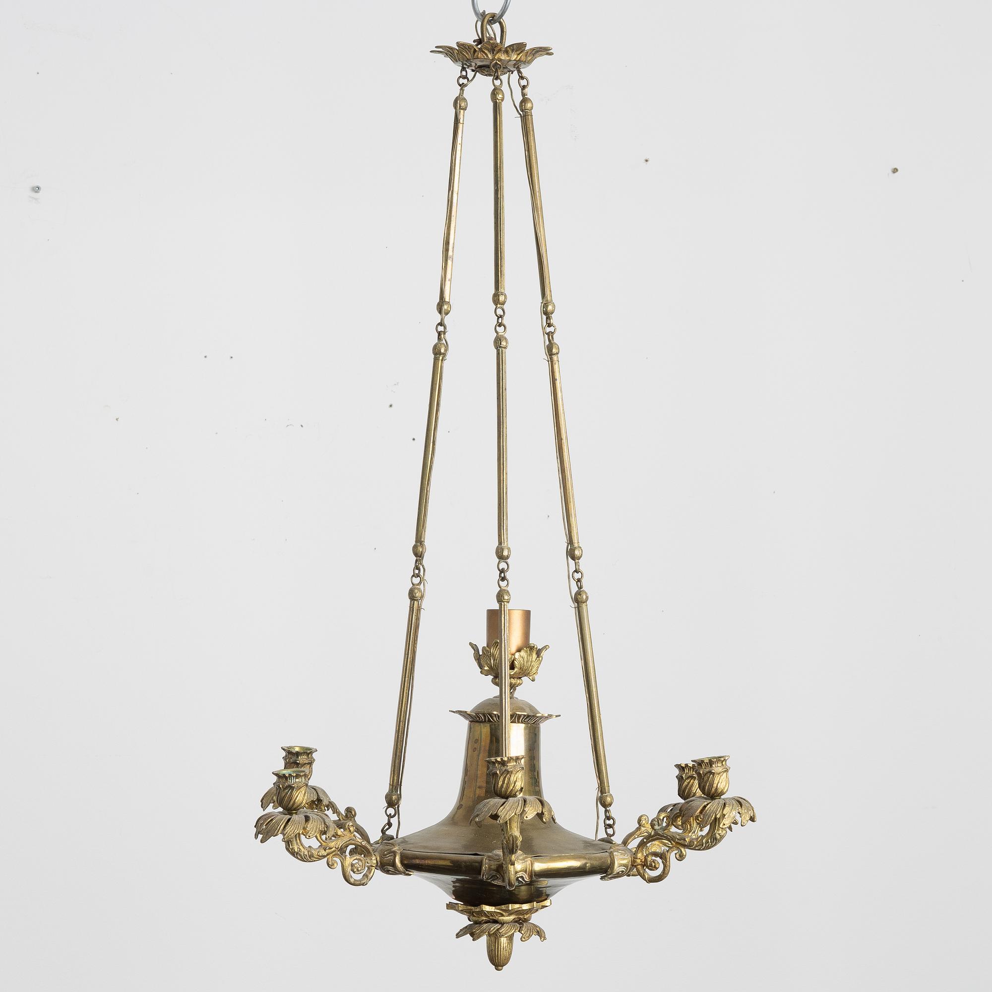 Table lamp, Empire style, 19th century.
