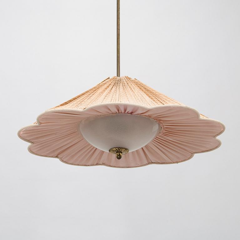 A mid-20th century ceiling lamp for Idman.