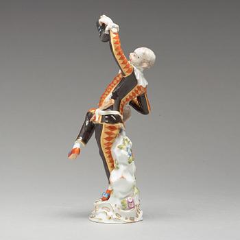 FIGURIN, porslin. Meissen, 1900-tal.
