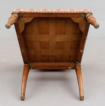 KARMSTOL, sengustaviansk stil, 1800-talets andra hälft.