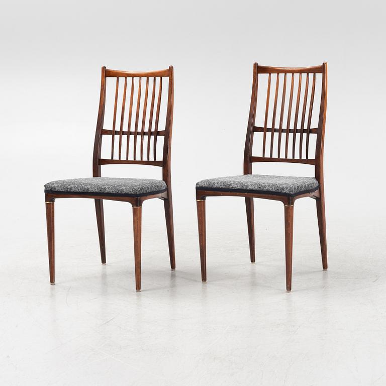 Svante Skogh, stolar, 6 st, ”Cortina”, Säffle möbelfabrik, 1960-tal.