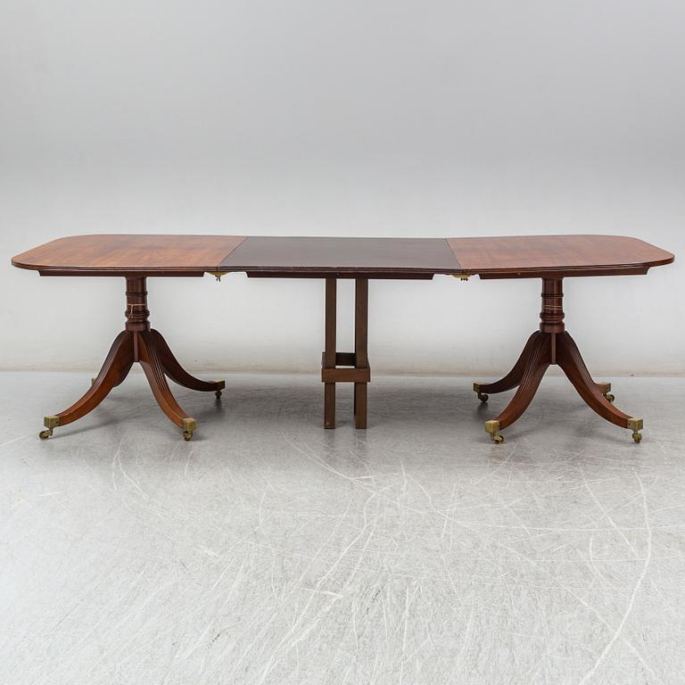 A Regency-style dinner table, second half of the 20th century.