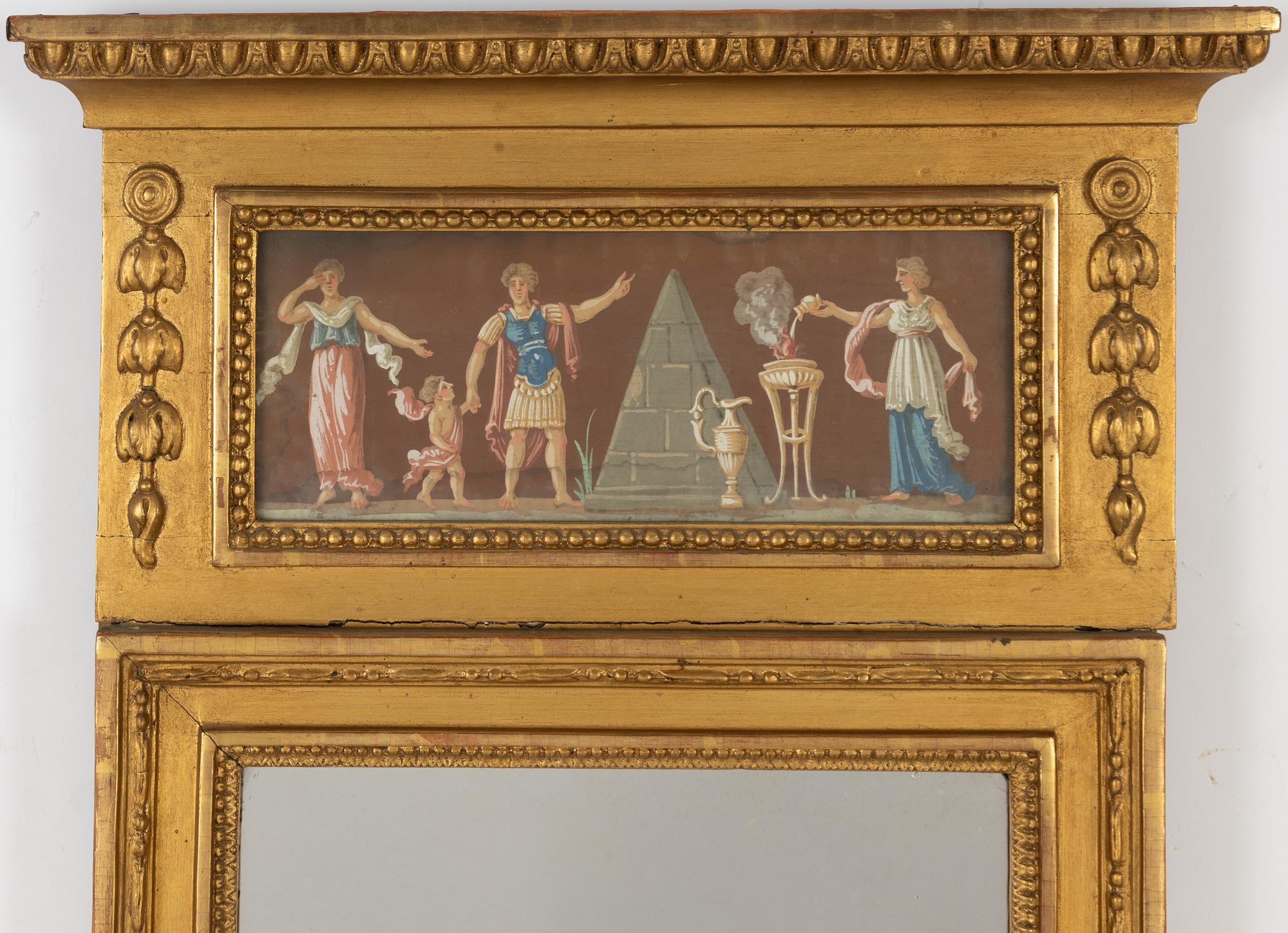 Mirror, circa 1800, Empire style.