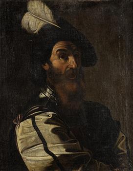 Dirck van Baburen, hans efterföljd, man i harnesk.