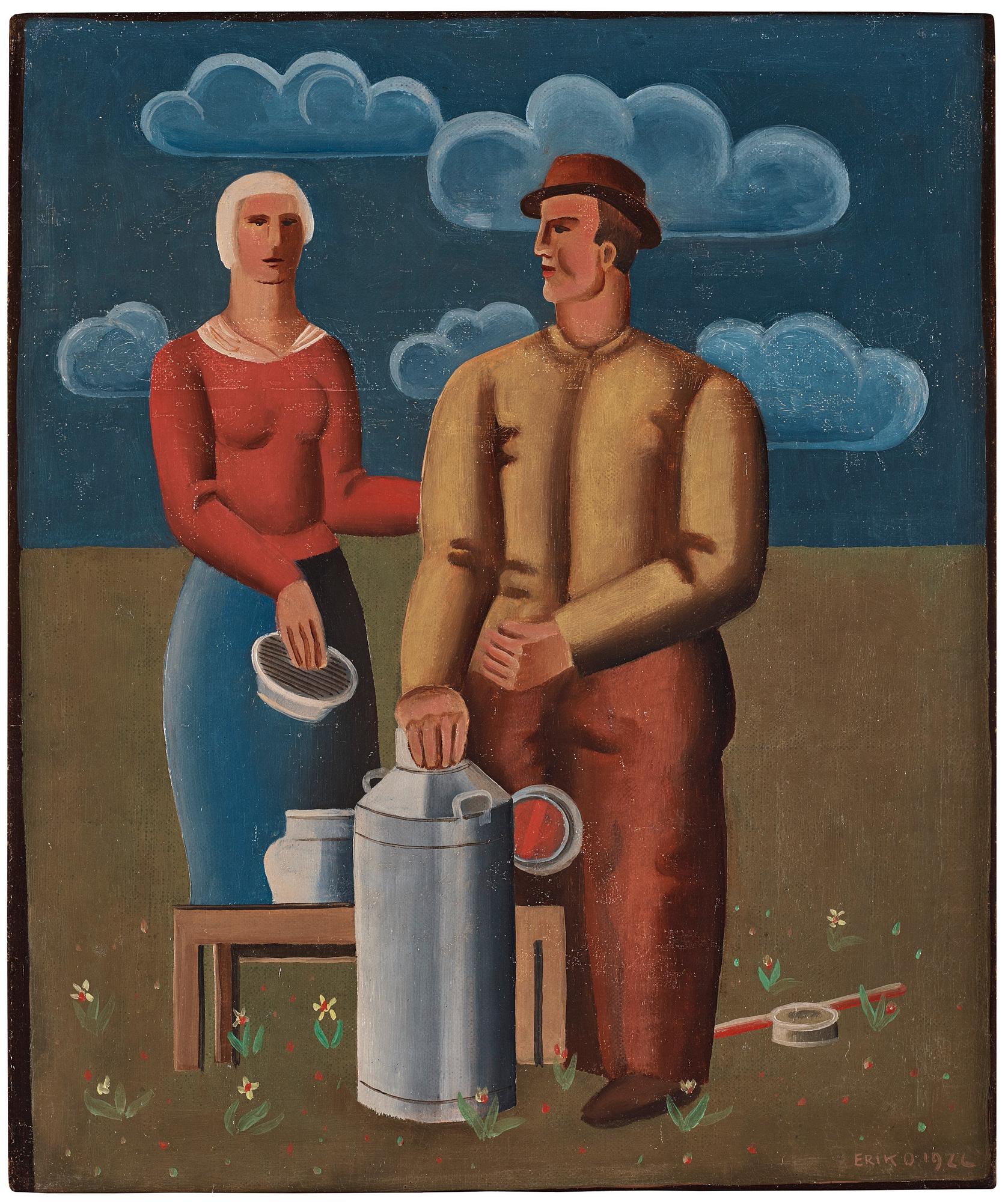 Erik Olson, "Franskt bondfolk".