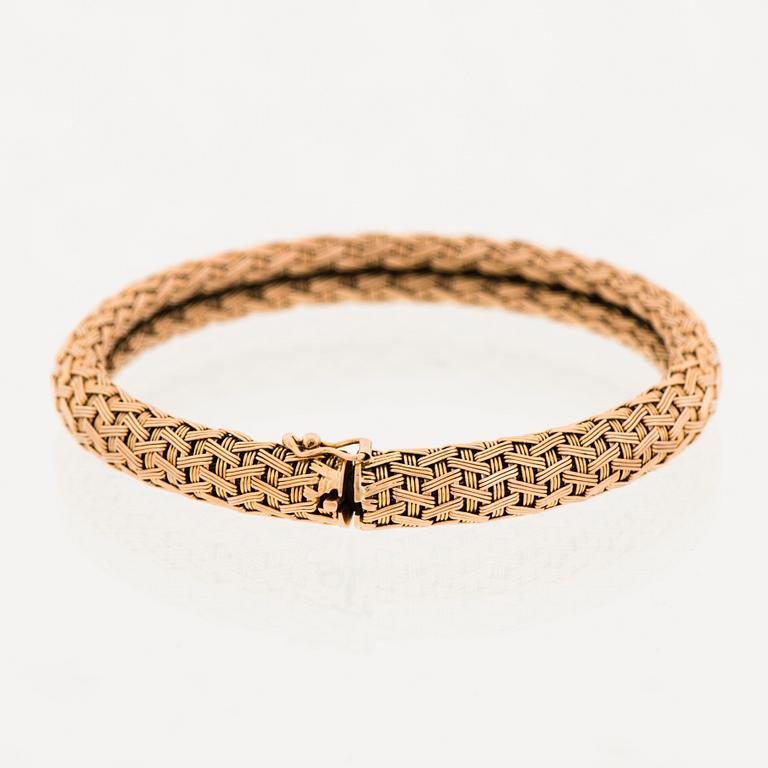 ARMBAND, 18K guld.