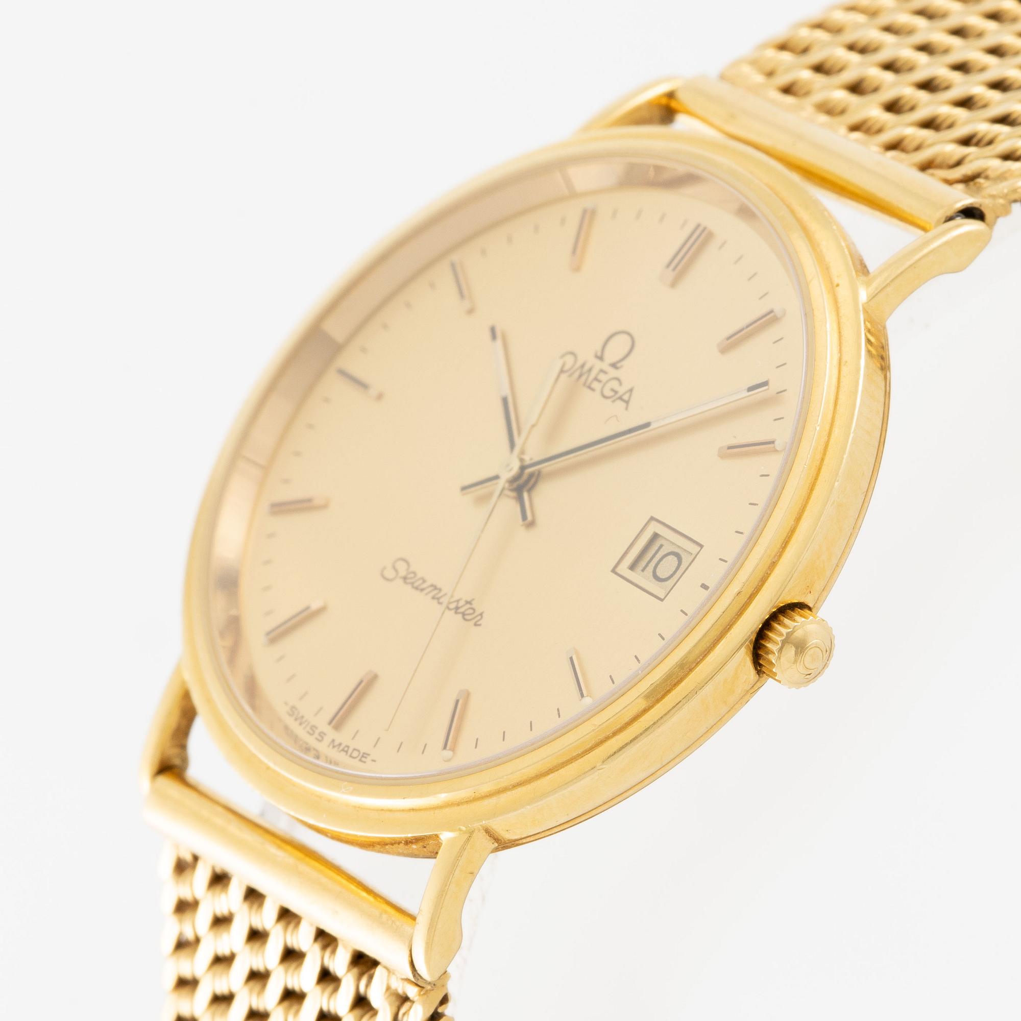 Omega, Seamaster, armbandsur, 32,5 mm.