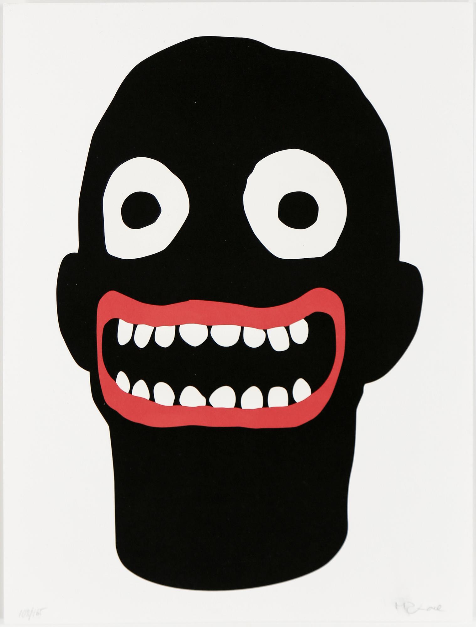 MAKODE LINDE, "Scull", färglitografi numrerad 103/165.