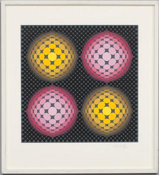 VICTOR VASARELY, serigrafi, signerad och numrerad 2/250.