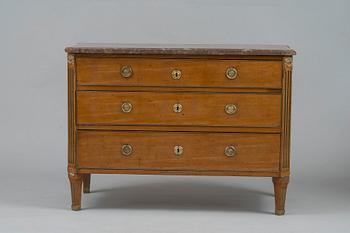 A CHEST OF DRAWERS.