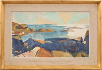 CARL GUNNE, olja på duk. Signerad.