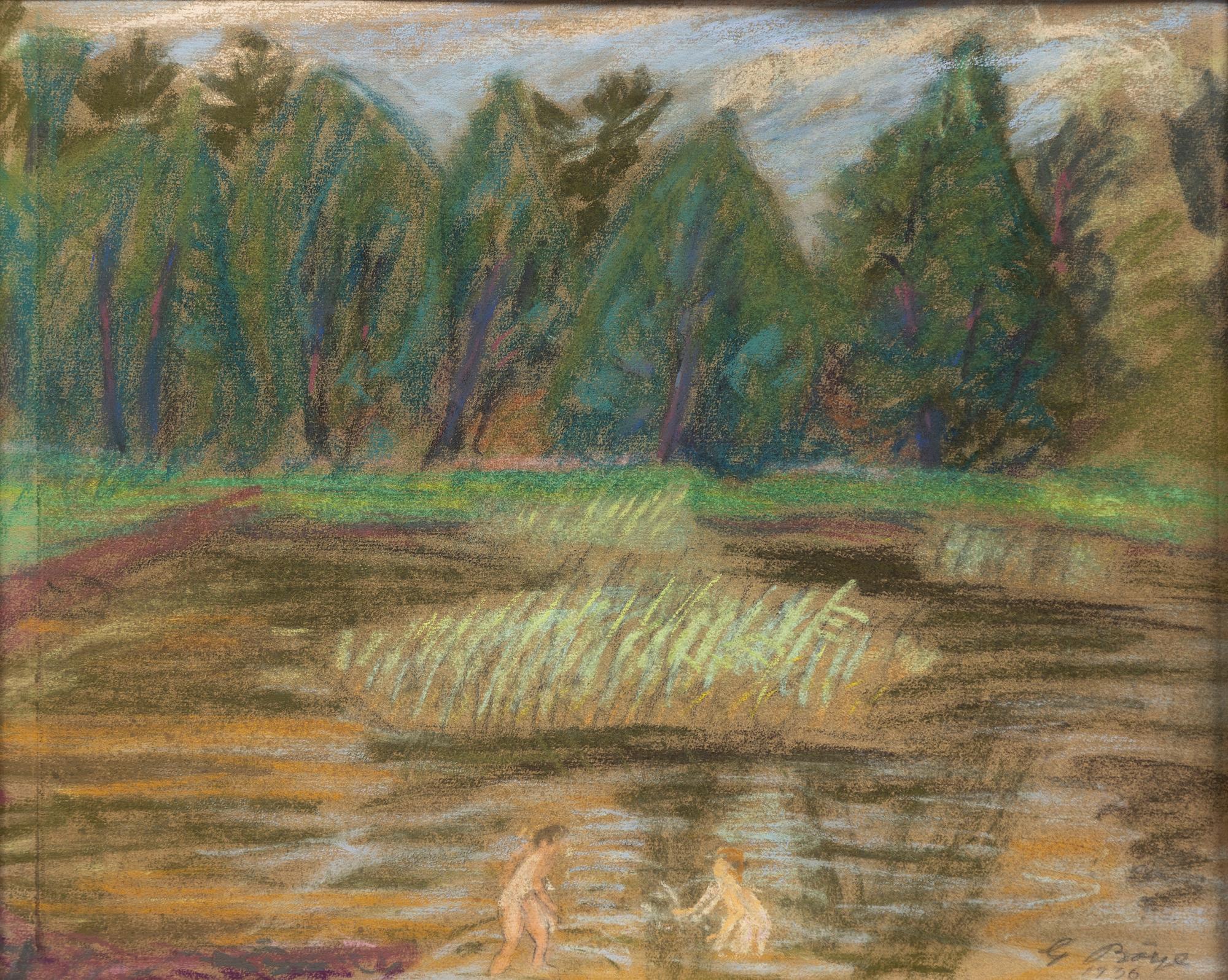 Gideon Börje, Bathing.